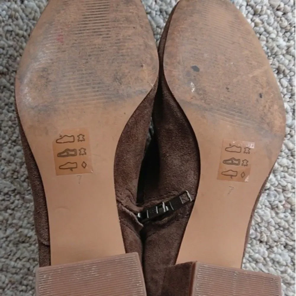 Madewell the Emilia lace up boot brown size 7